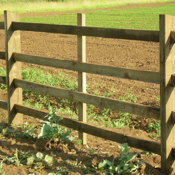 Mortised-post-and-rail